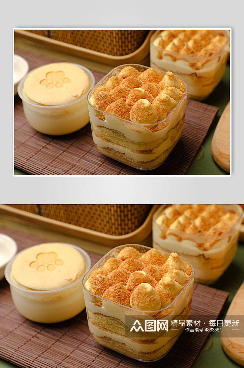豆乳盒子美食西点甜点摄影图片素材