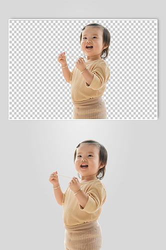可爱幼儿小孩宝宝写真PNG免抠摄影图