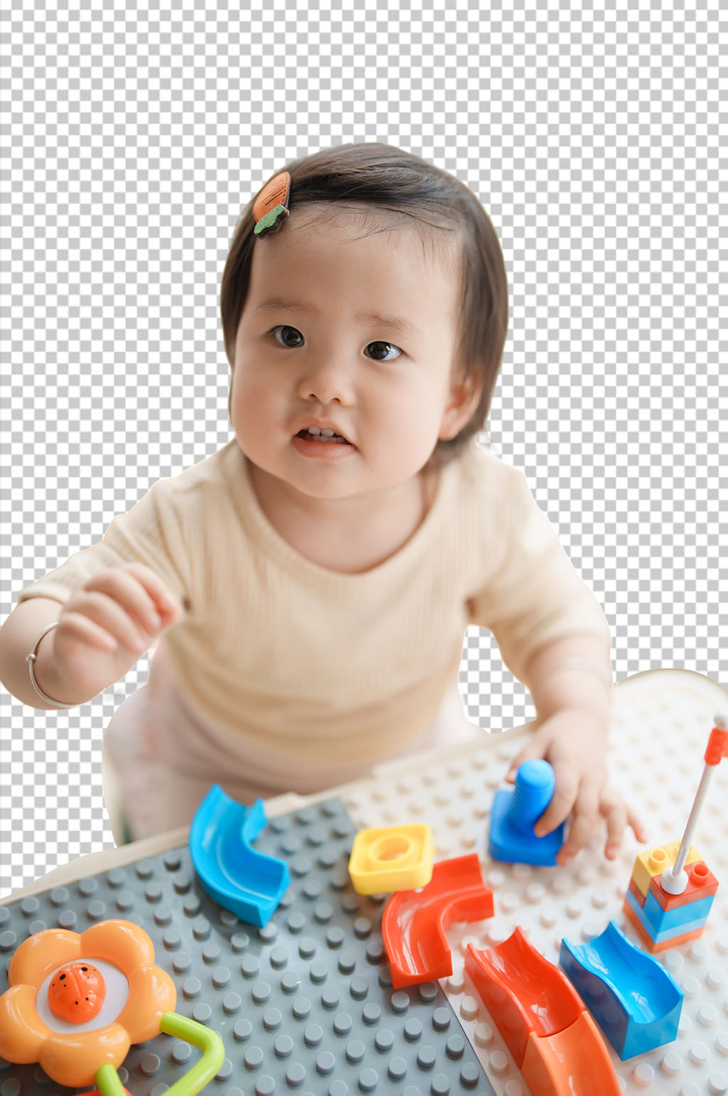 可愛小孩早教卡通益智玩具PNG免摳攝影圖素材