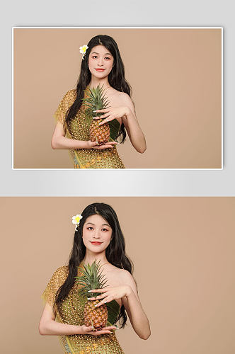 泰国云南泼水节傣族少数民族服饰摄影图片