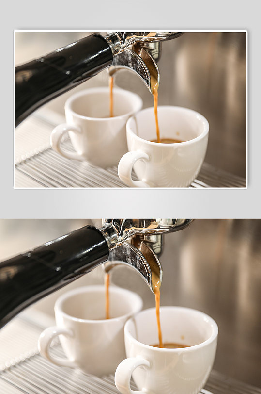 蒸汽牛奶咖啡咖啡店饮品摄影图片