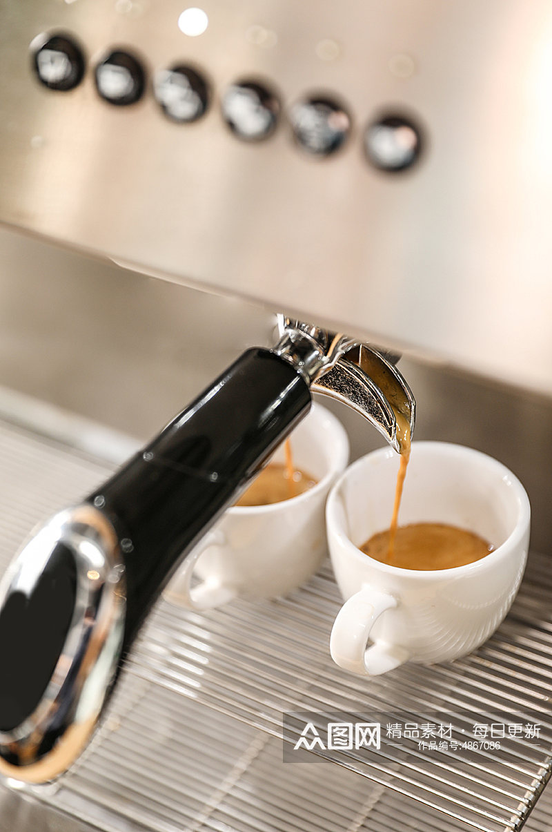 蒸汽牛奶咖啡咖啡店饮品摄影图片素材