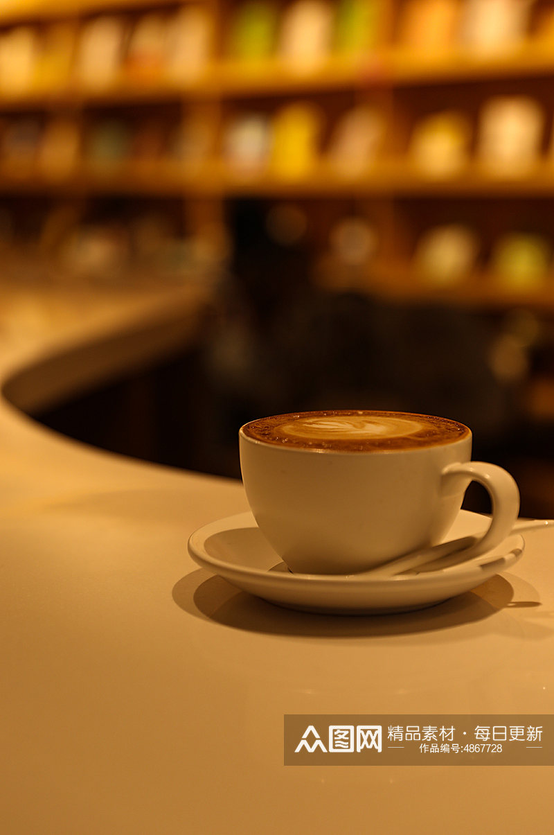 焦糖玛奇朵咖啡咖啡店饮品摄影图片素材