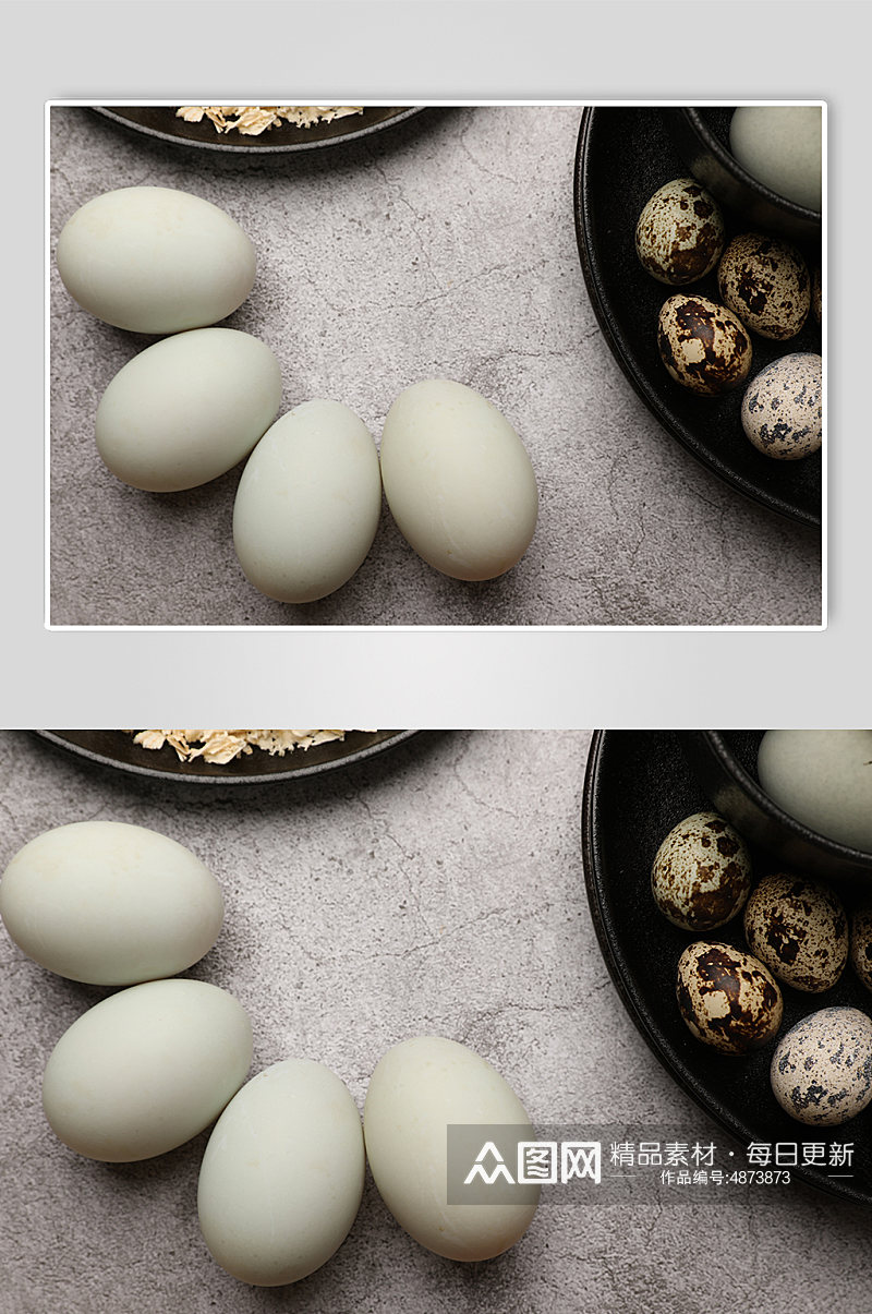 新鲜营养健康鸭蛋蛋类食品摄影图片素材