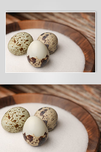 棕褐色斑点水煮鹌鹑蛋食品蛋类食品摄影图片