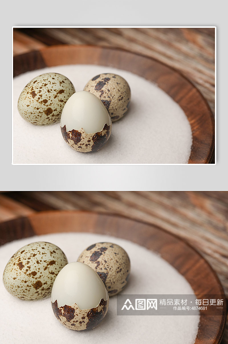 棕褐色斑点水煮鹌鹑蛋食品蛋类食品摄影图片素材