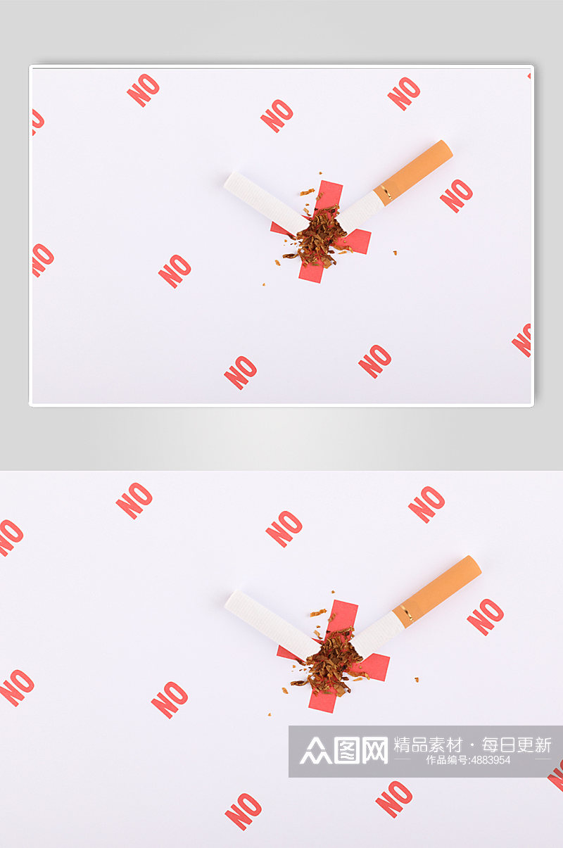 世界禁烟日无烟日拒绝吸烟摄影图片素材