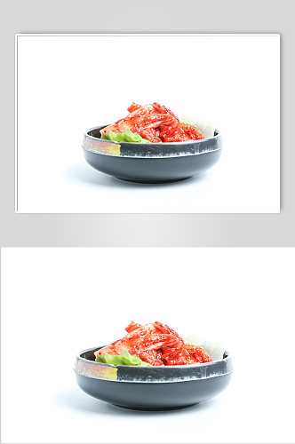 韩国泡菜辣白菜美食摄影图片