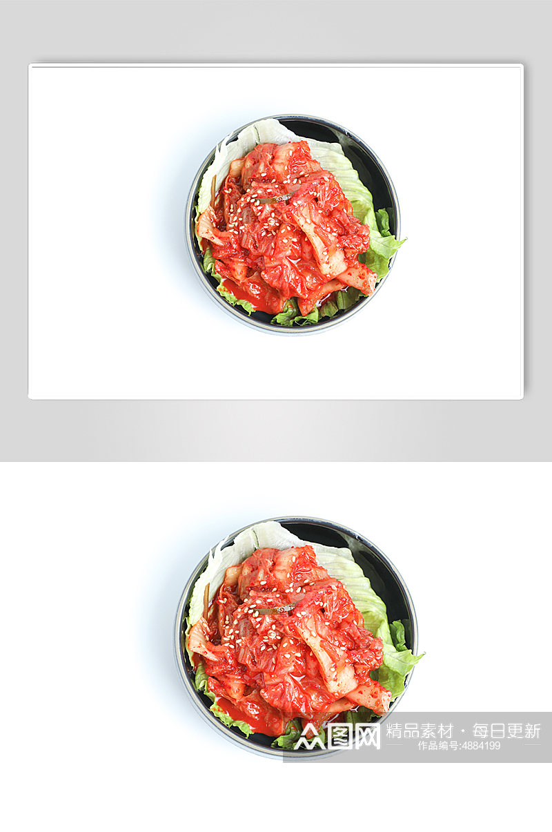 韩国泡菜辣白菜美食摄影图片素材