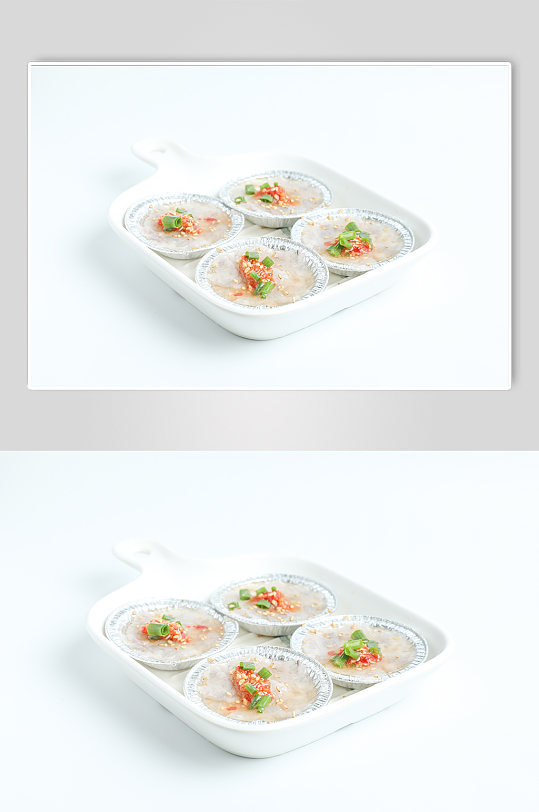 蒜蓉粉丝扇贝食物美食摄影图片