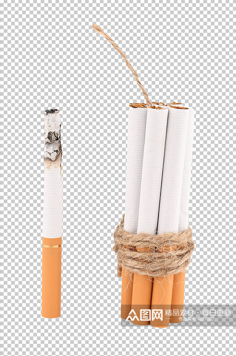 世界禁烟日无烟日拒绝吸烟PNG免抠摄影图素材