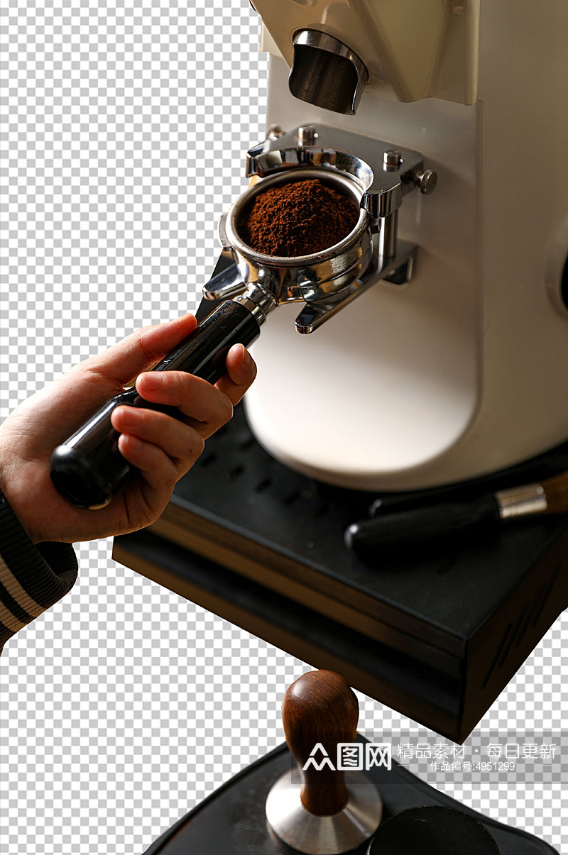 咖啡厅半自动蒸汽咖啡机物品摄影图片素材