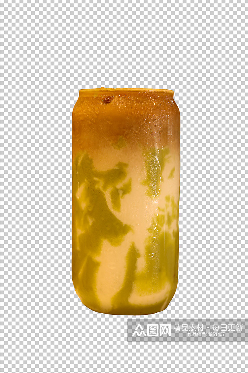 牛油果椰椰拿铁果汁饮料PNG免抠摄影图素材