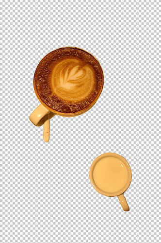 拿铁咖啡饮品饮料PNG免抠摄影图