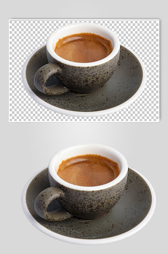 意式手磨咖啡咖啡饮品PNG免抠摄影图