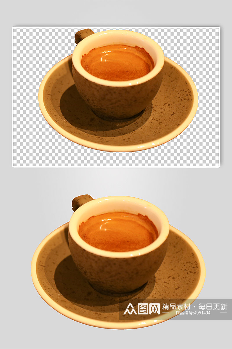 意式手磨咖啡咖啡饮品PNG免抠摄影图素材
