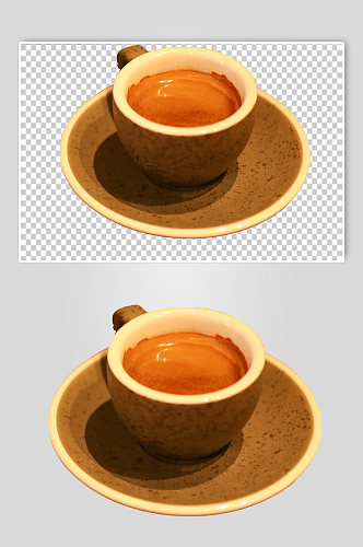意式手磨咖啡咖啡饮品PNG免抠摄影图