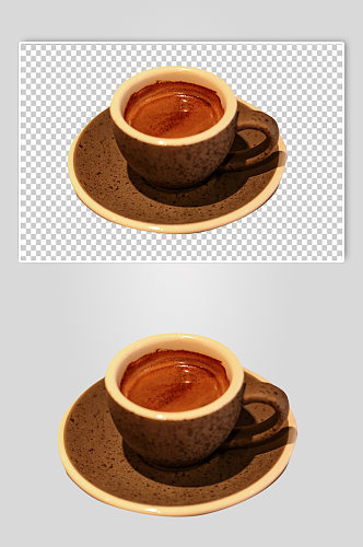 意式手磨咖啡咖啡饮品PNG免抠摄影图