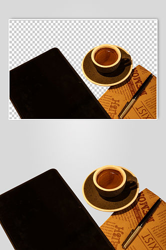 意式手磨咖啡咖啡饮品PNG免抠摄影图