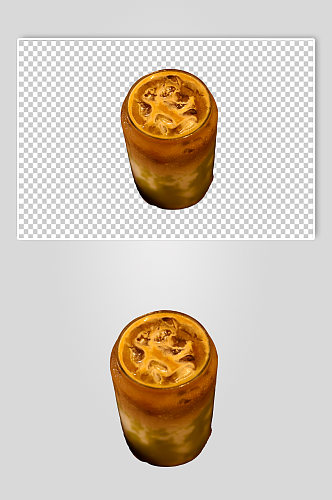 牛油果椰椰拿铁果汁饮料PNG免抠摄影图