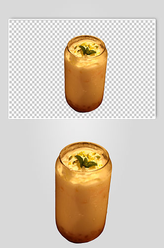 樱花牛乳茶果汁饮料饮品PNG免抠摄影图