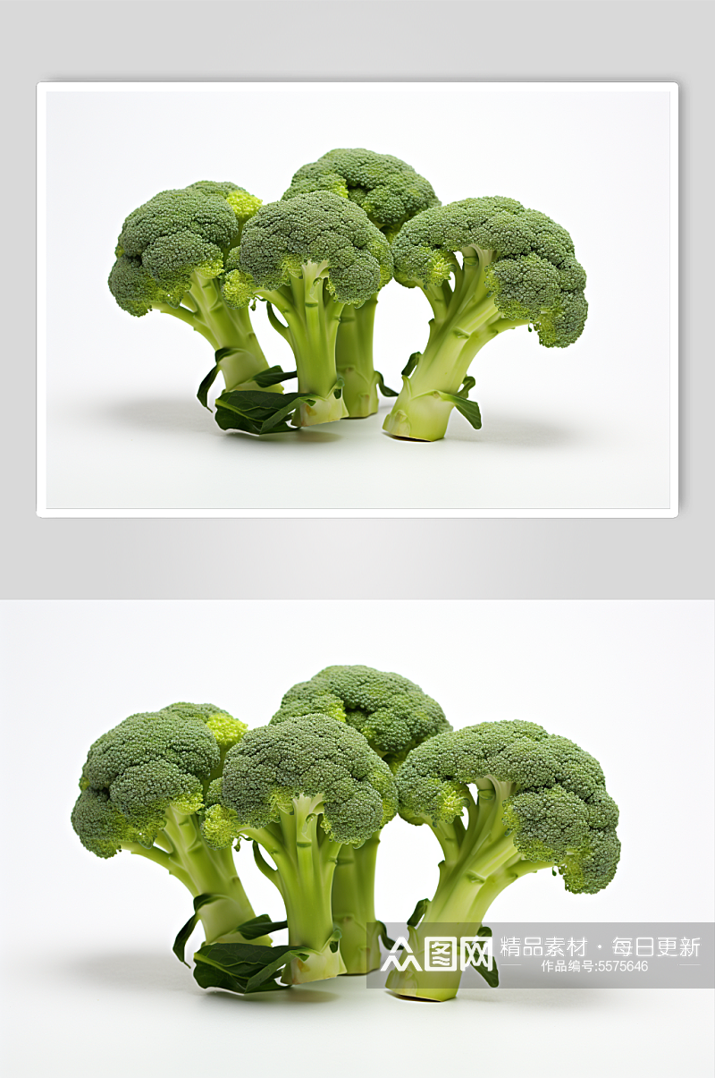数字艺术西兰花蔬菜图片素材