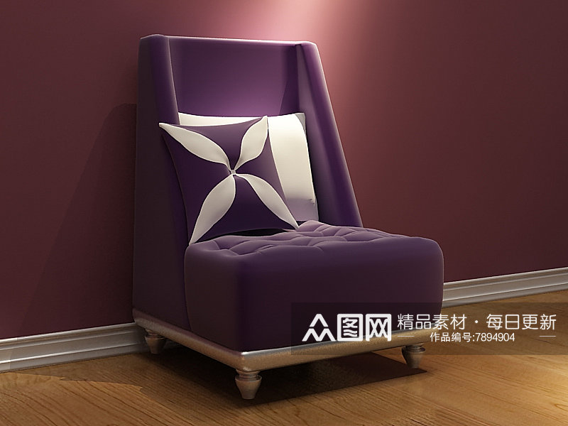 椅子沙发3D立体模型素材