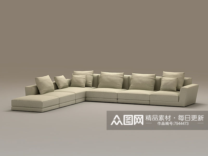 家具设计门3D模型素材