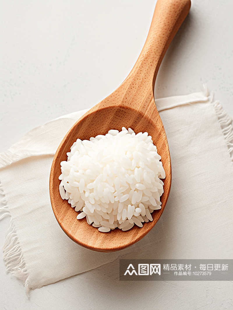 美味的大米美食粮食素材