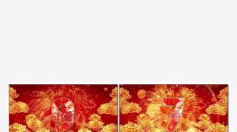 红色大气龙年倒计时视频AE模版-众图网