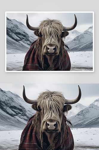数字艺术耗牛动物