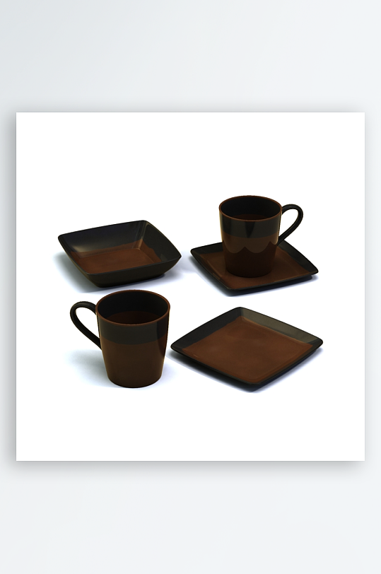 3D立体餐具设计模型-众图网