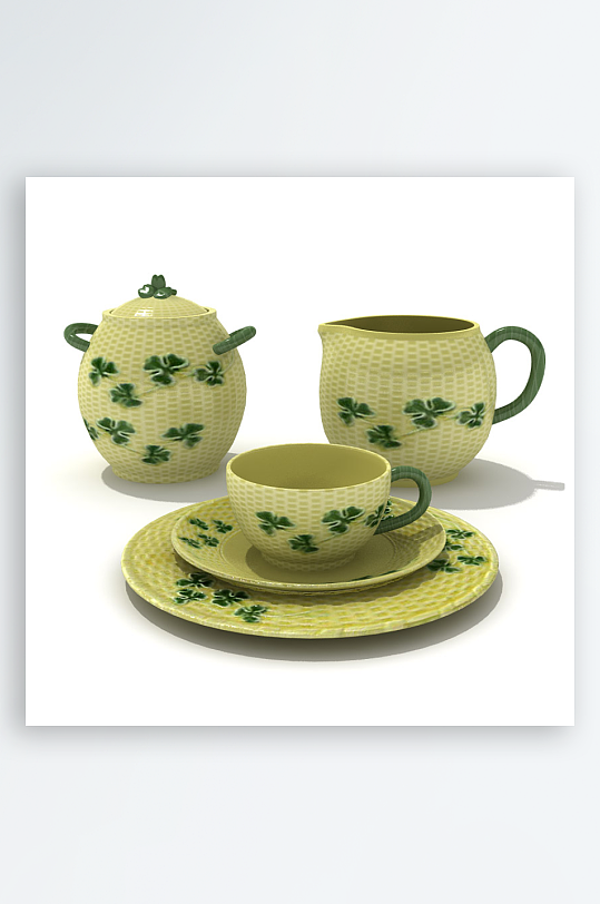 3D立体餐具设计模型-众图网