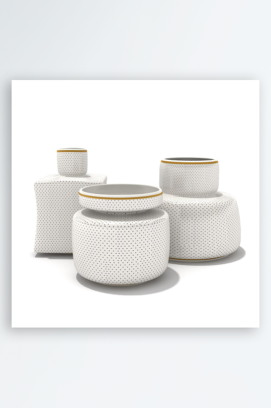 3D立体餐具设计模型-众图网