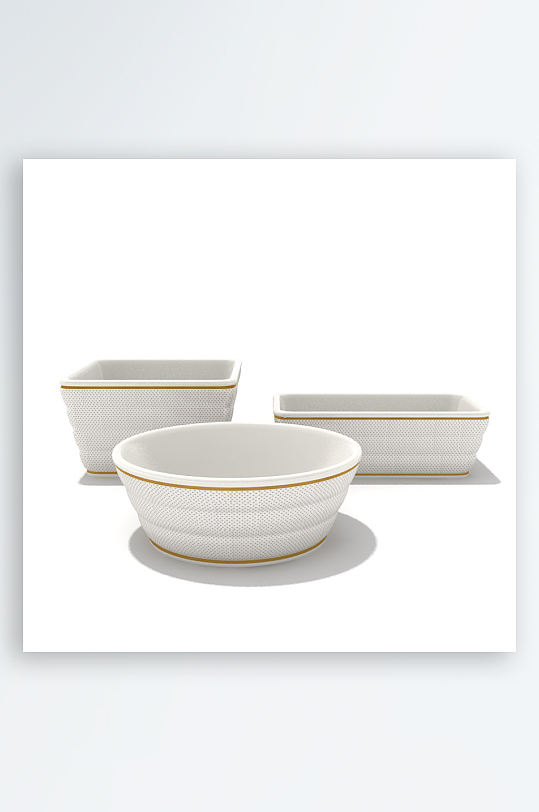 3D立体餐具设计模型-众图网