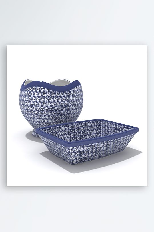 3D立体餐具设计模型-众图网