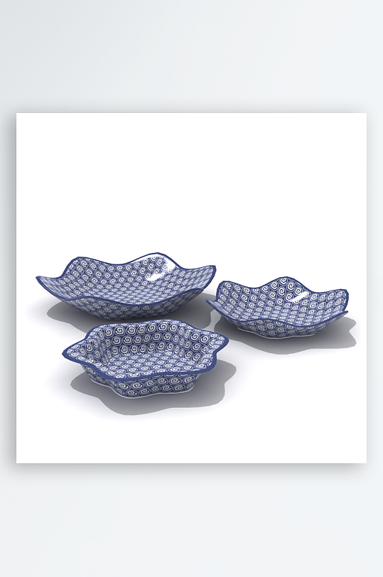 3D立体餐具设计模型-众图网