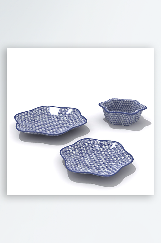 3D立体餐具设计模型-众图网