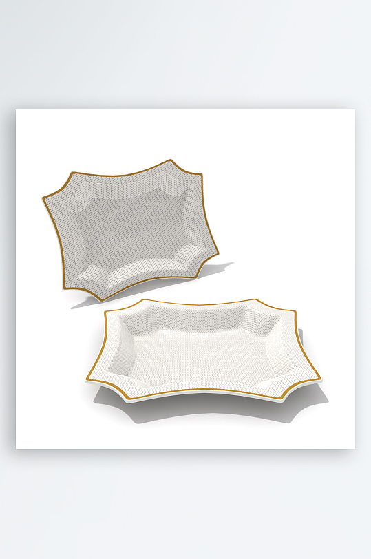 3D立体餐具设计模型-众图网