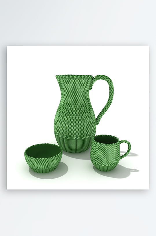 3D立体餐具设计模型-众图网