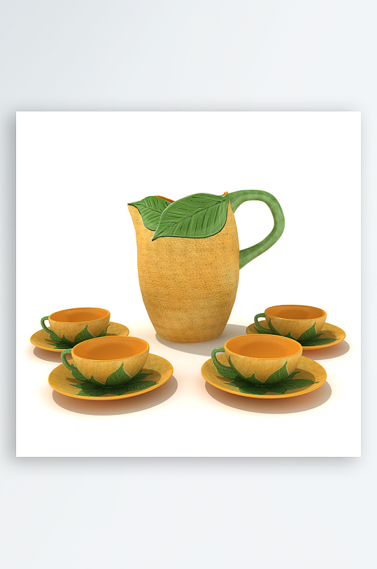 3D立体餐具设计模型-众图网