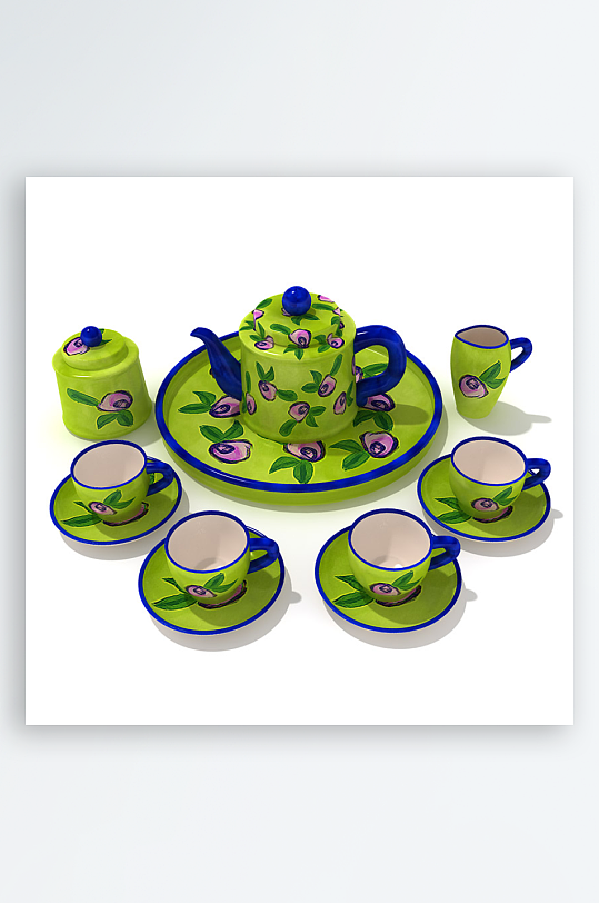 3D立体餐具设计模型-众图网