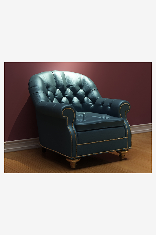 椅子沙发3D立体模型-众图网