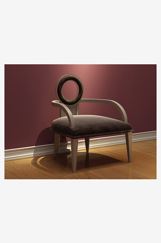 椅子沙发3D立体模型-众图网