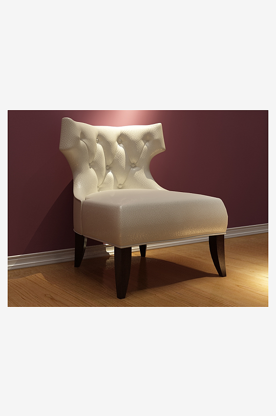 椅子沙发3D立体模型-众图网