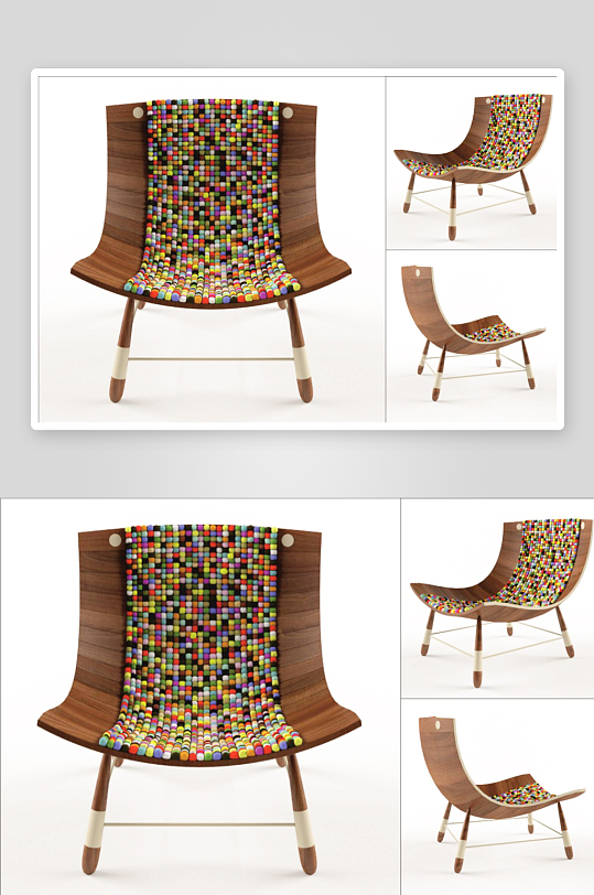 椅子家具设计模型-众图网