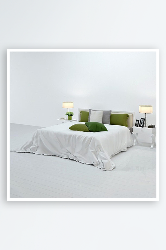 家具设计床3D模型-众图网