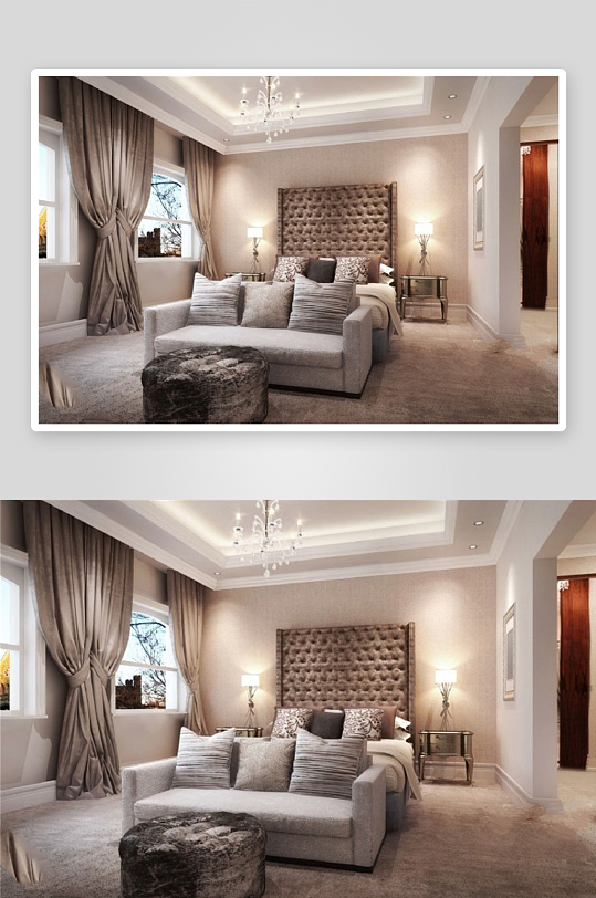 家具设计床3D模型-众图网