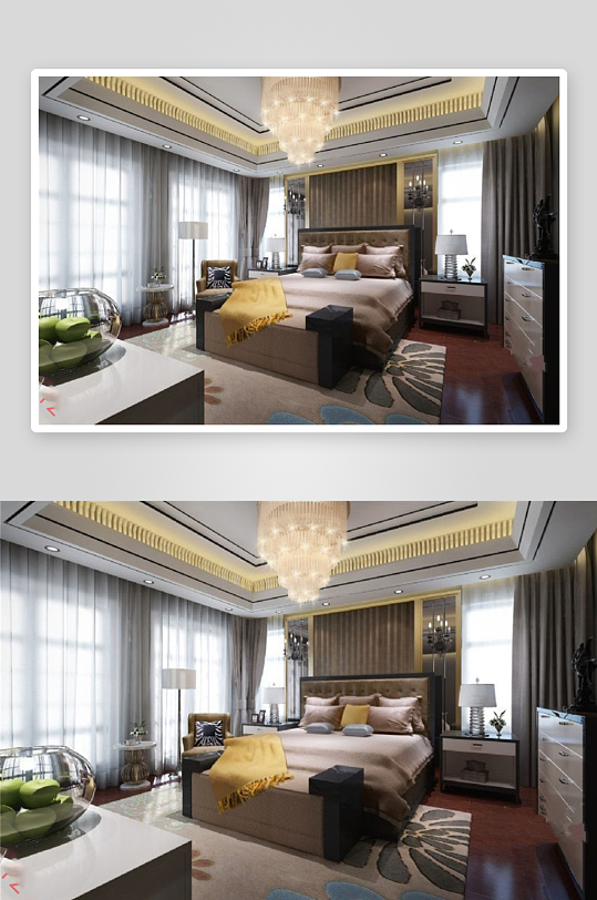 家具设计床3D模型-众图网