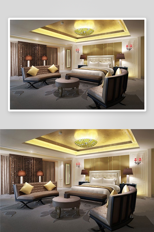 家具设计床3D模型-众图网